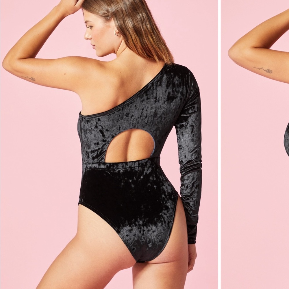 Yitty Lizzo Plusshy Asymmetrical Bodysuit Size XS (fits like a 2-4) New